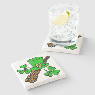 HAPPY ST.PATRICK'S DAG STENEN ONDERZETTER