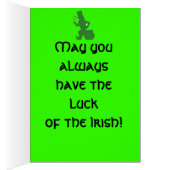 HAPPY ST. PATRICKS DAGELIJKS Kaart (Binnen (Rechts))