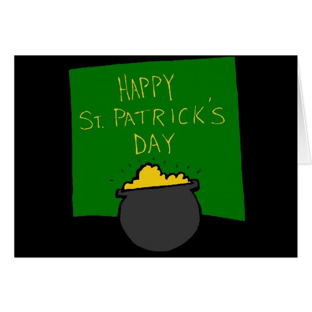 Happy St. Patrick's Day (Voorkant Horizontaal)