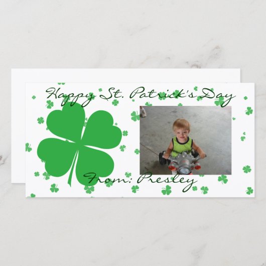 Happy St. Patrick's Day (Voorkant / Achterkant)