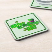 Happy St. Patrick's Day 1 Bier Onderzetter (Linkerzijde)