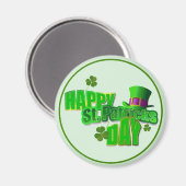 Happy St. Patrick's Day 1 Magneet (Voorkant / Achterkant)