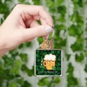 Happy St. Patrick's Day 1 Sleutelhanger (Hand)