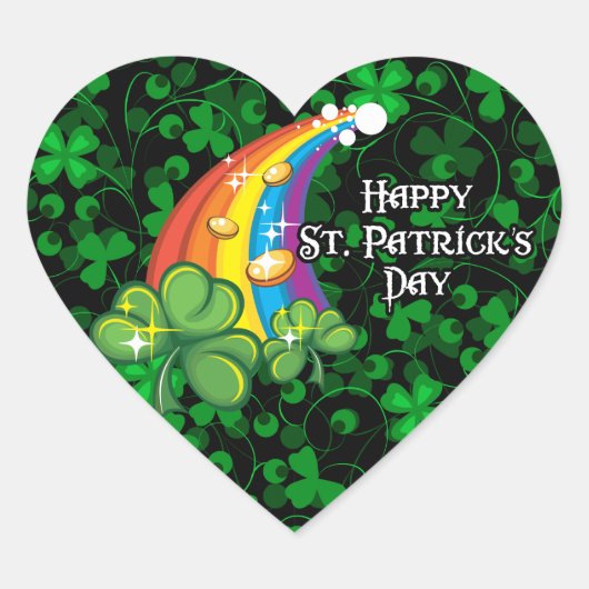 Happy St. Patrick's Day 1 Sticker (Voorkant)