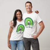Happy St Patricks Day 2022 Lucky Rainbow Leopard W T-shirt (Unisex)