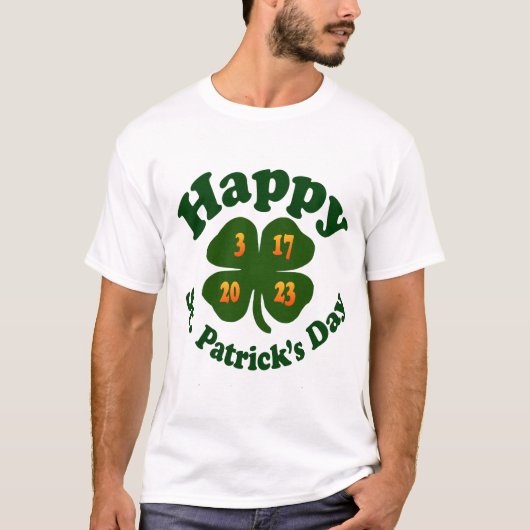 Happy St. Patrick's Day 2023 T-shirt (Voorkant)
