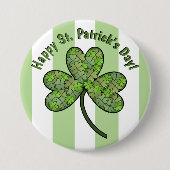 Happy St. Patrick's Day 3-inch Button (Voorkant)