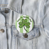 Happy St. Patrick's Day 3-inch Button (In situ)