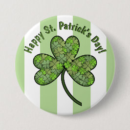 Happy St. Patrick's Day 3-inch Button