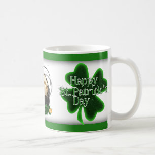 Happy St. Patrick's Day 4 Bladklavertjes Koffiemok