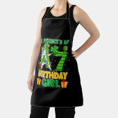 Happy St Patricks Day 7e verjaardag Unicorn Dabbin Schort (Insitu)