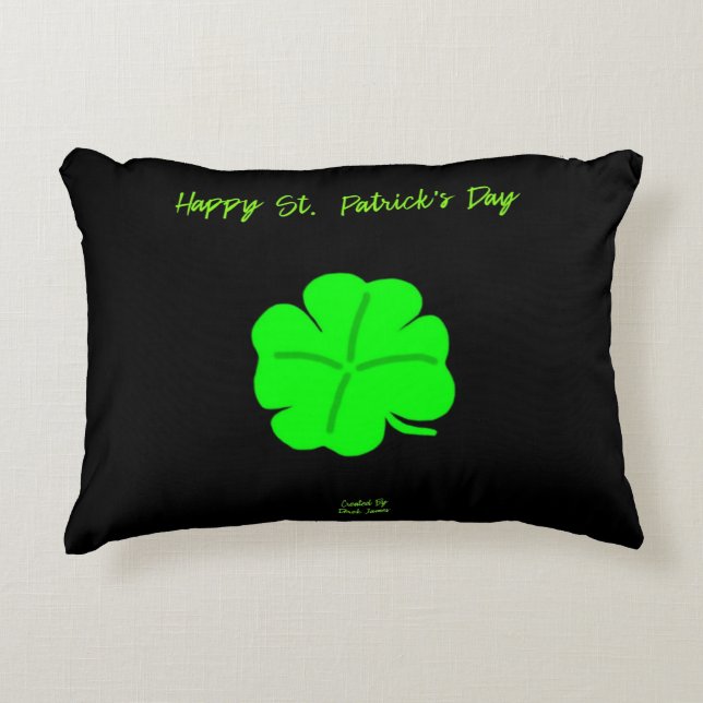 Happy St. Patrick's Day accentkussen Accent Kussen (Voorkant)