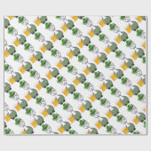 happy st patricks day alpaca cadeaupapier (Vlak)