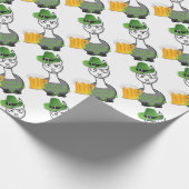 happy st patricks day alpaca cadeaupapier (Hoek)