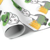 happy st patricks day alpaca cadeaupapier (Rol Hoek)