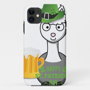 happy st patricks day alpaca Case-Mate iPhone case