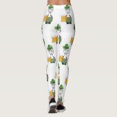 happy st patricks day alpaca leggings (Achterkant)