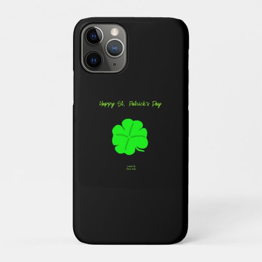 Happy St. Patrick's Day Apple iPhone 11 Pro Hoesje (Achterkant)