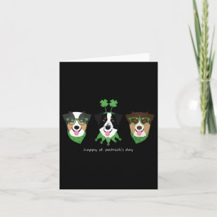 Happy St Patrick's Day Australische herdershonden Kaart