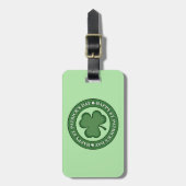Happy St. Patricks Day Bagagelabel (Voorkant verticaal)