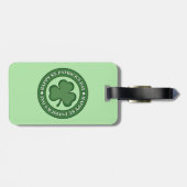 Happy St. Patricks Day Bagagelabel (Achterkant horizontaal)