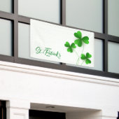 Happy St. Patrick's Day Banner (Buitenkant Gebouw)