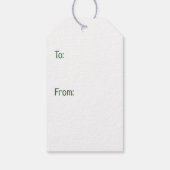 Happy St Patricks Day Beagle Dogs Cadeaulabel (Achterkant)