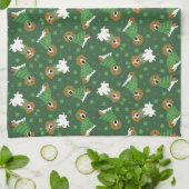 Happy St Patricks Day Beagle Dogs Theedoek (Gevouwen)