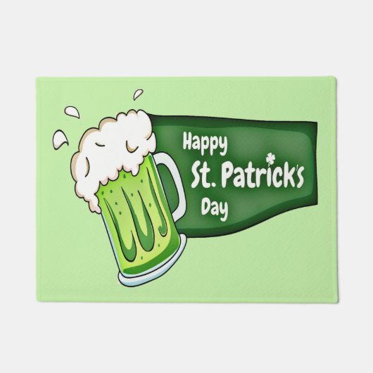 Happy St. Patricks Day Beer Deurmat (Voorkant)