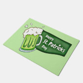 Happy St. Patricks Day Beer Deurmat (Schuin)