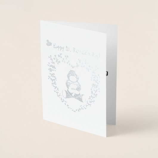 Happy St. Patrick's Day Beer Heart, ZKOA Folie Kaa Folie Kaarten (Voorkant)