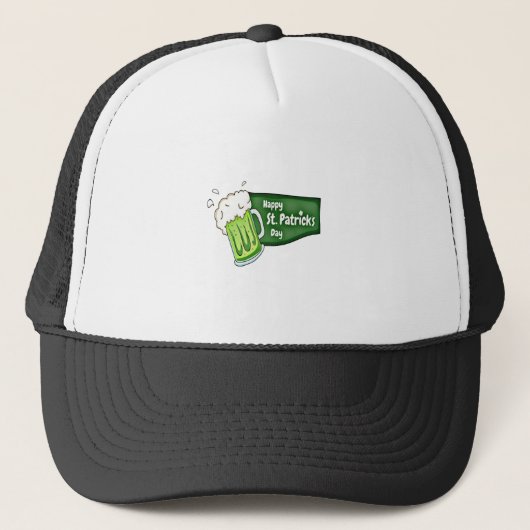 Happy St. Patricks Day Beer Trucker Pet (Voorkant)