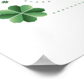 Happy St. Patrick's Day (Beveled) Poster 24x36 (Hoek)