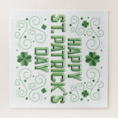 Happy St. Patrick's Day (Beveled) Puzzle 20x20 Legpuzzel (Horizontaal)