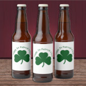Happy St Patrick's Day Bier Etiket
