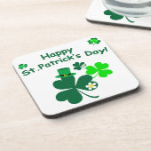 Happy St. Patrick's Day Bier Onderzetter (Linkerzijde)