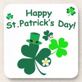 Happy St. Patrick's Day Bier Onderzetter