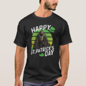 Happy St. Patrick's Day Bigfoot Grappige Sasquatch T-shirt (Voorkant)