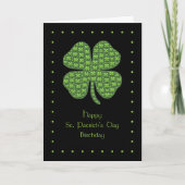 Happy St. Patrick's Day Birthday Card Kaart (Voorkant)