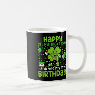Happy St Patricks Day Birthday Shamrock Dab Bday P Koffiemok