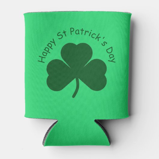 Happy St Patrick's Day Blikjeskoeler (Voorkant)