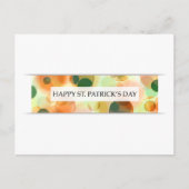 happy st patricks day ( bokeh ) briefkaart (Voorkant)