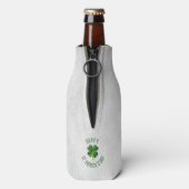 Happy St. Patrick's Day Bottle Cooler (Fles Achterkant)