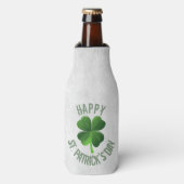 Happy St. Patrick's Day Bottle Cooler (Fles Voorkant)