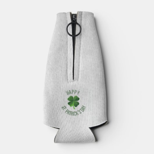 Happy St. Patrick's Day Bottle Cooler (Achterkant)
