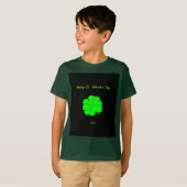 Happy St. Patrick's Day Boys Deep Forest T-Shirt (Voorkant volledig)