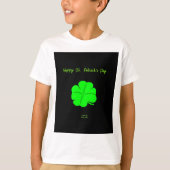 Happy St. Patrick's Day Boys Wit Basic T-Shirt (Voorkant)