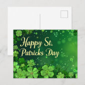 Happy St. Patrick's Day Briefkaart (Voorkant / Achterkant)