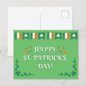 Happy St. Patrick's Day Briefkaart (Voorkant / Achterkant)