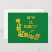 Happy St. Patrick's Day Briefkaart (Voorkant / Achterkant)